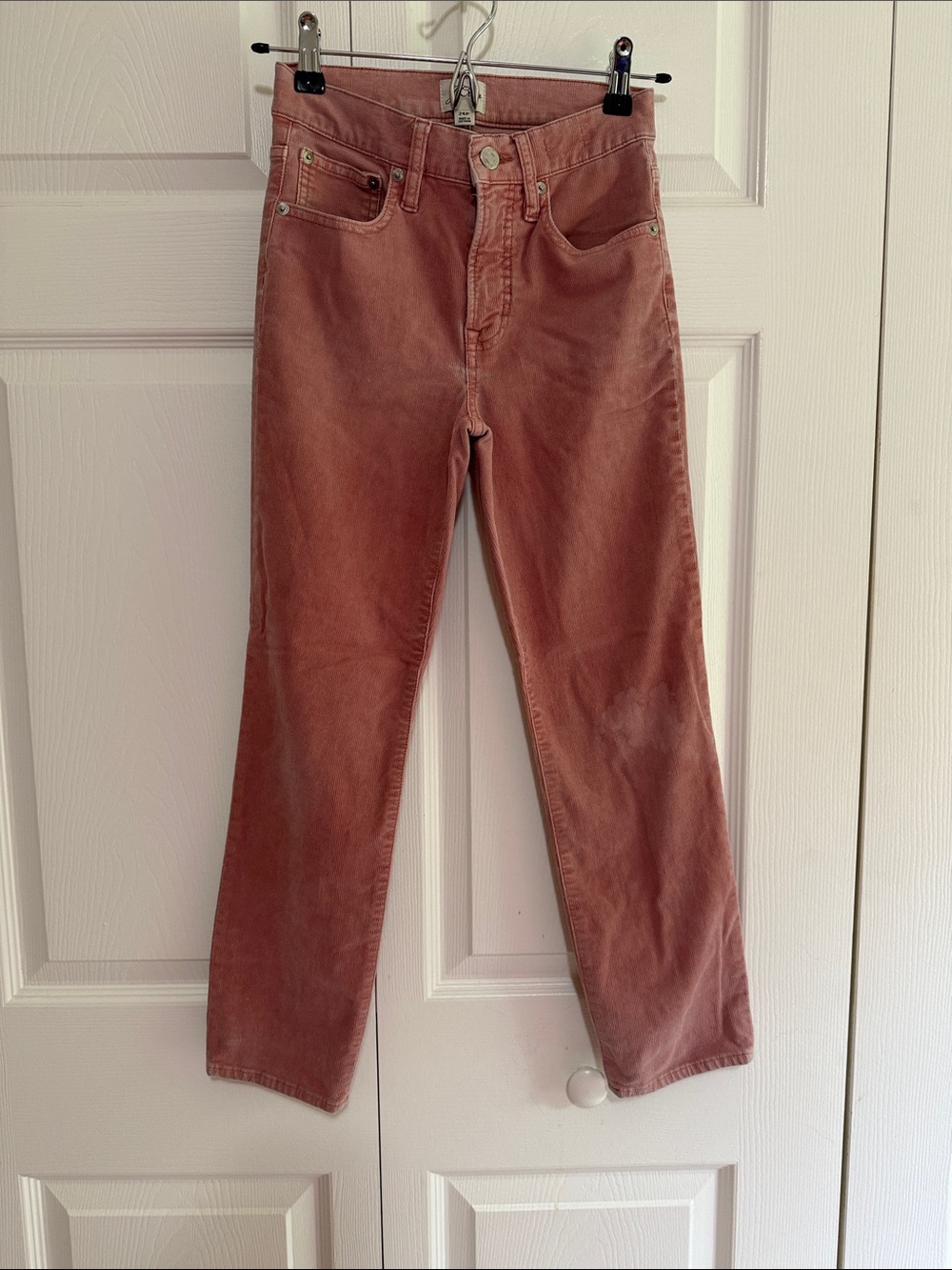 J. Crew Women's Straight-Leg Jeans in Dusty Rose